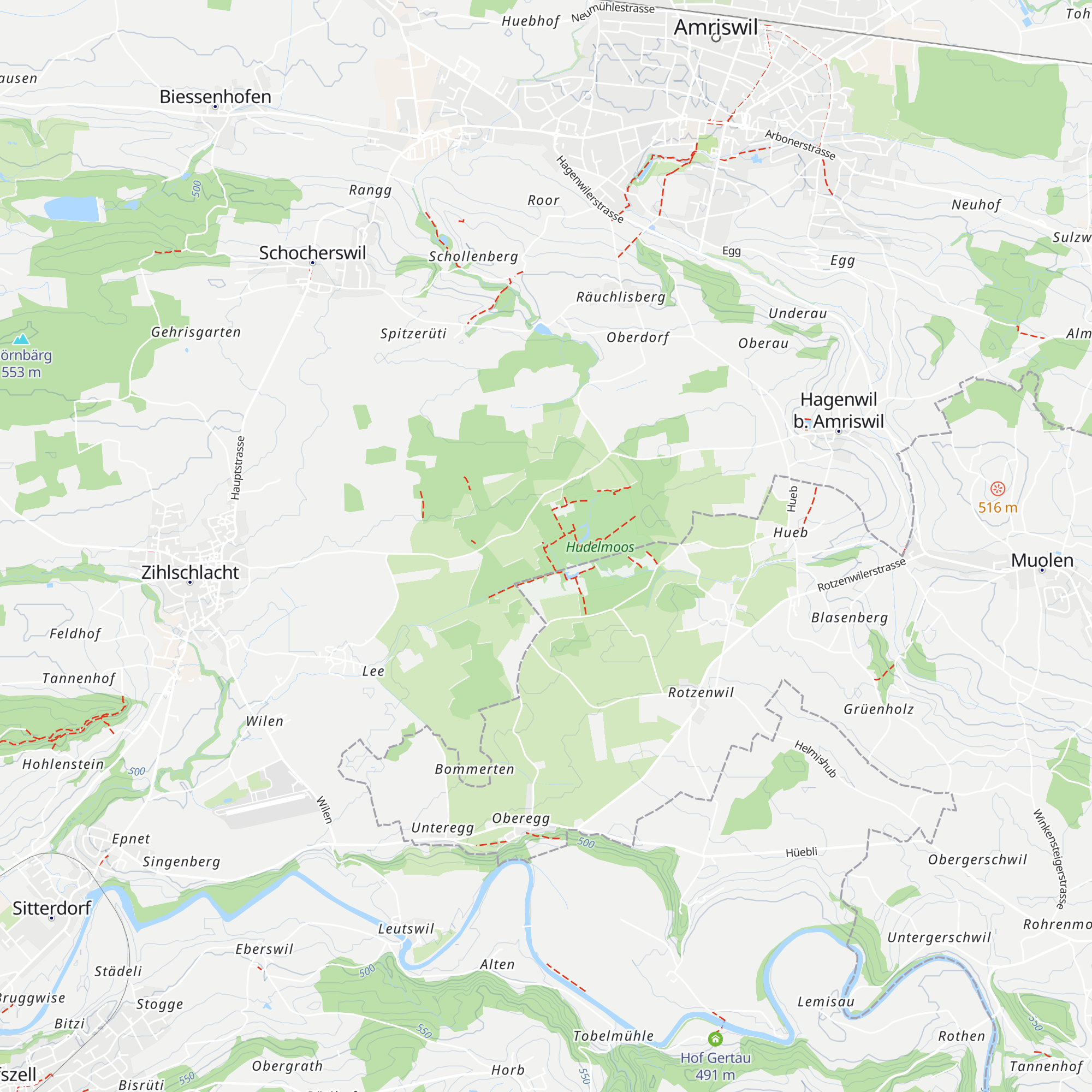 Bürgerhütte map