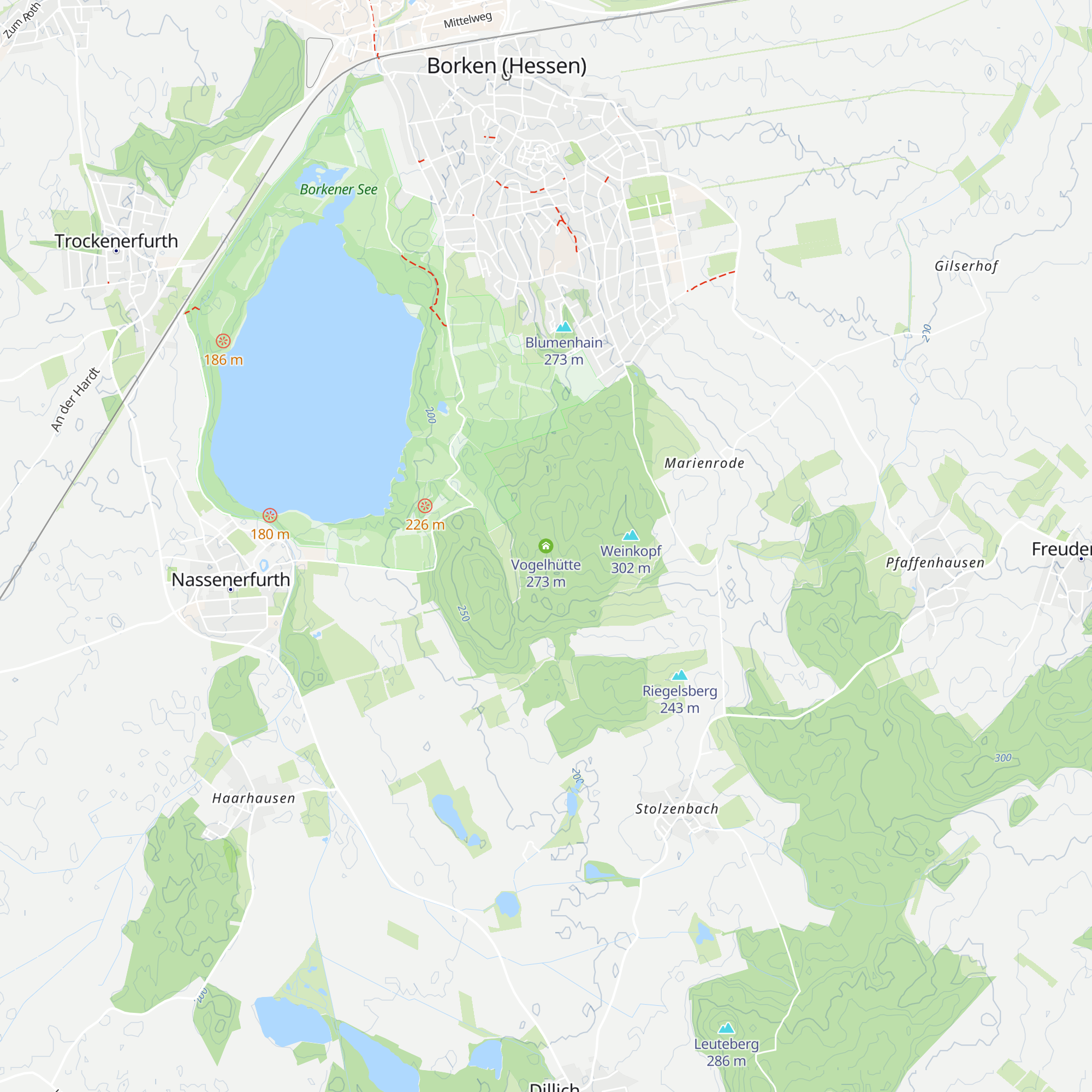 Vogelhütte map