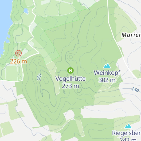 Map of Vogelhütte