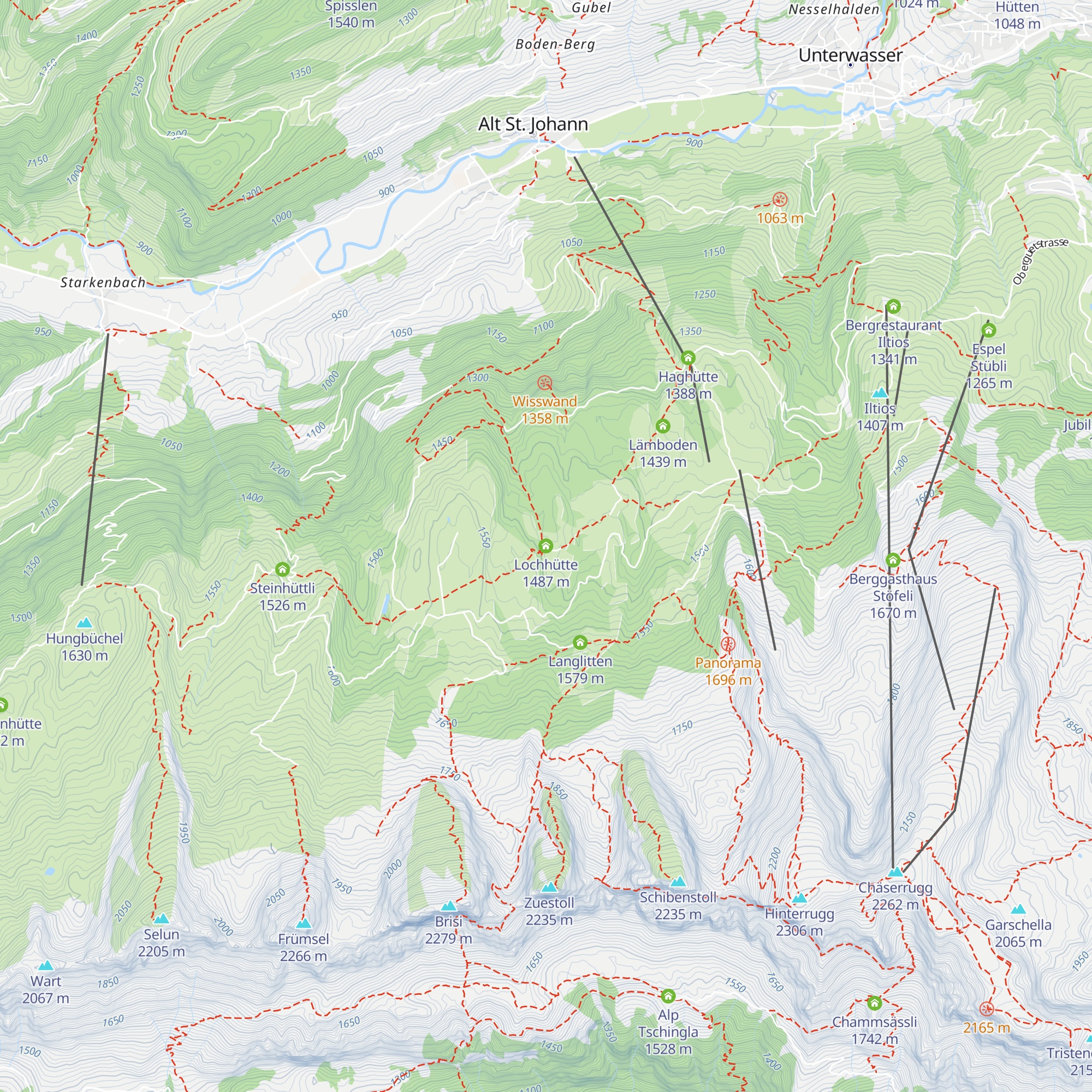 Lochhütte map