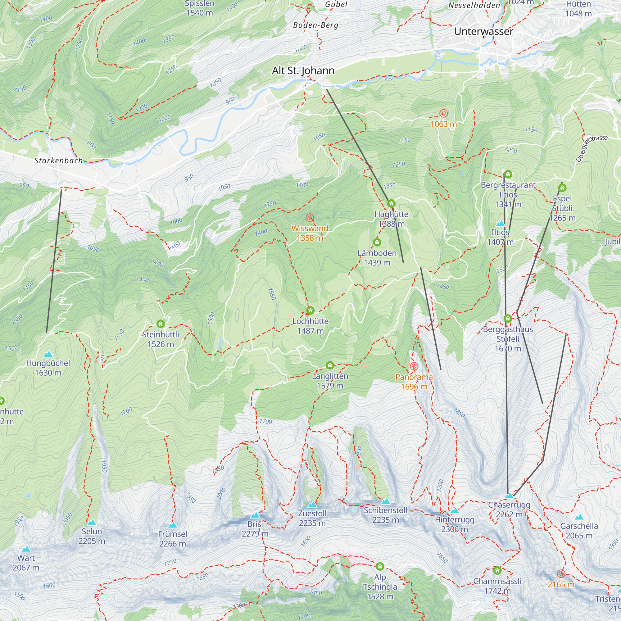 Lochhütte map