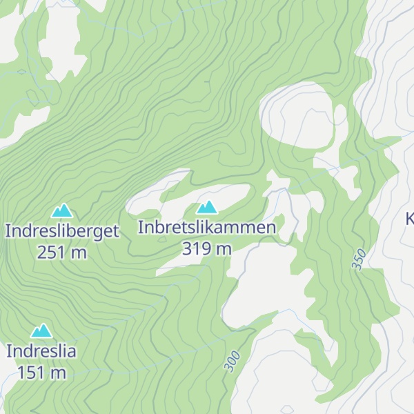 Map of Inbretslikammen
