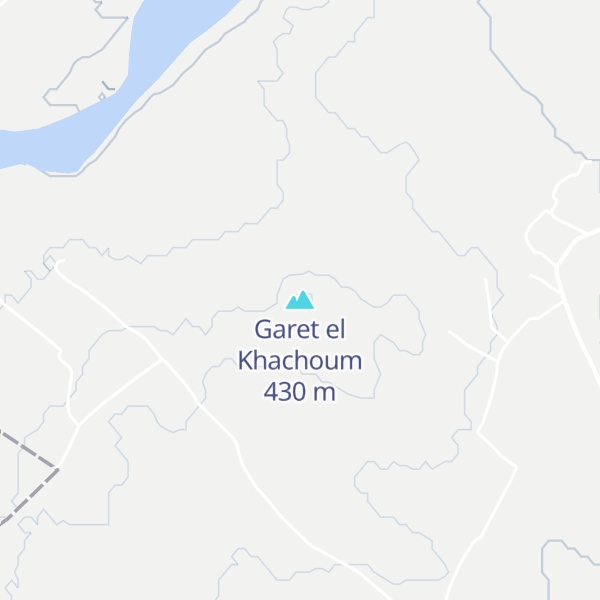 Map of Garet el Khachoum
