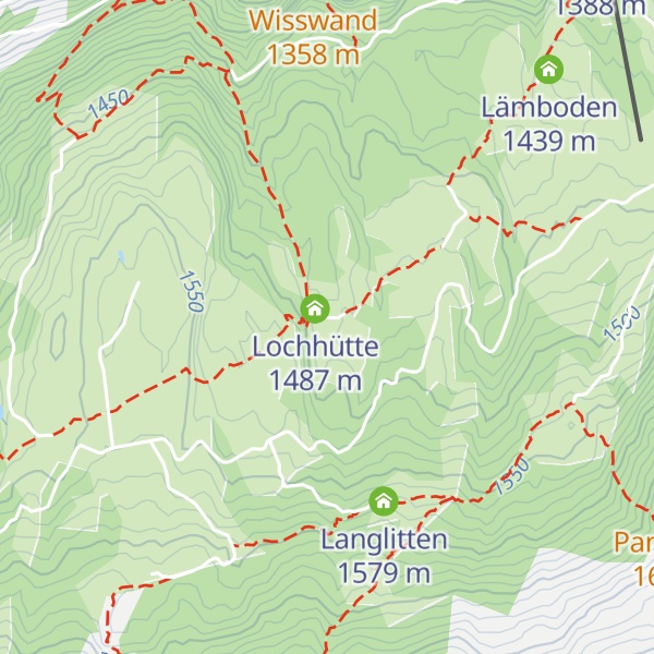 Map of Lochhütte