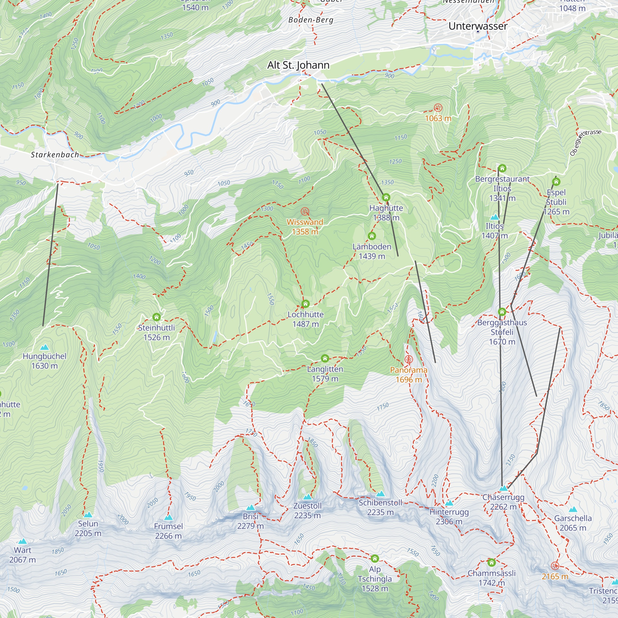 Lochhütte map