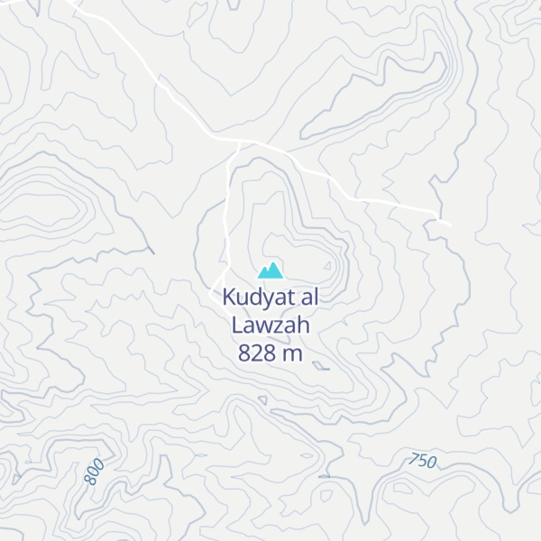 Map of Kudyat al Lawzah