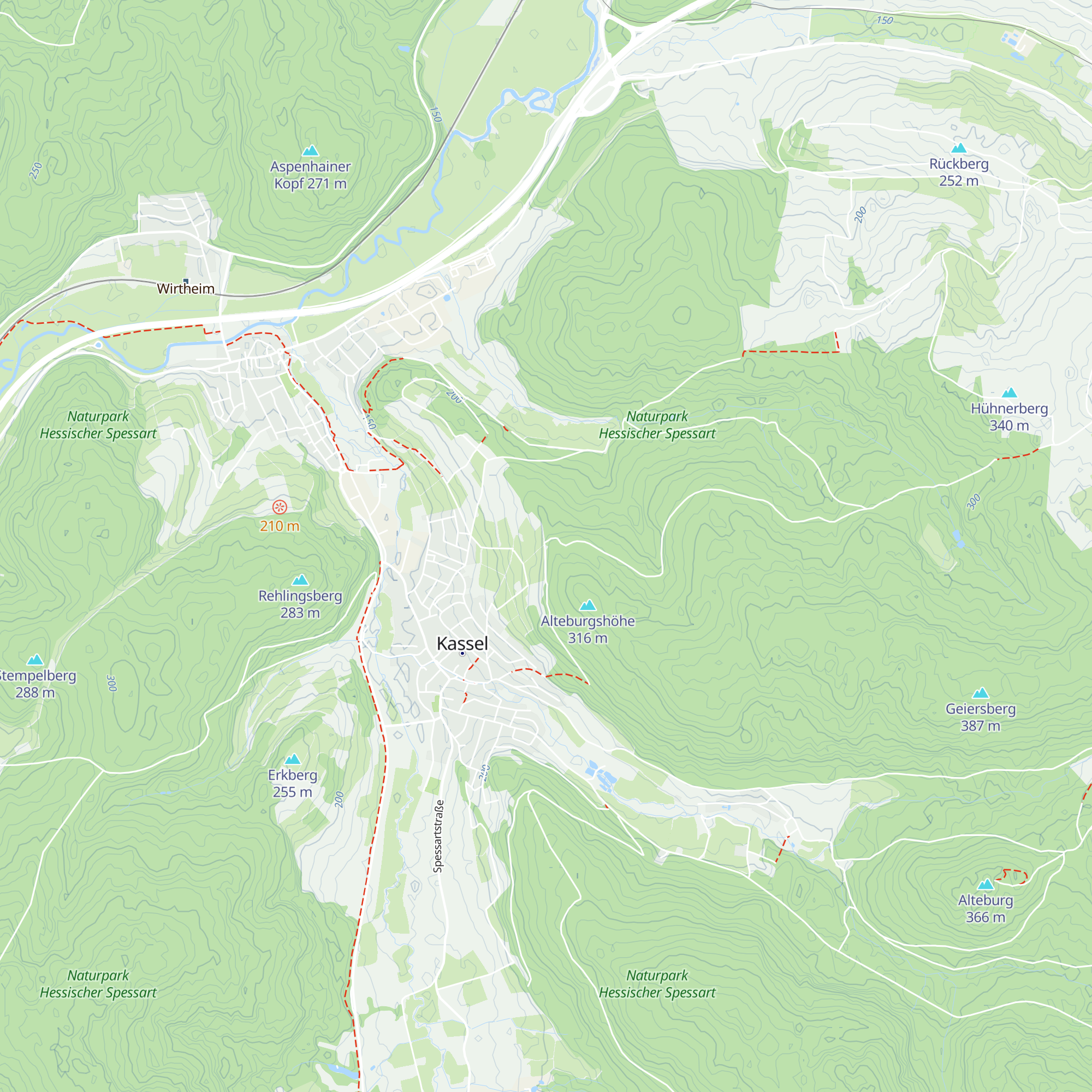 Mittlere Tannenhütte map