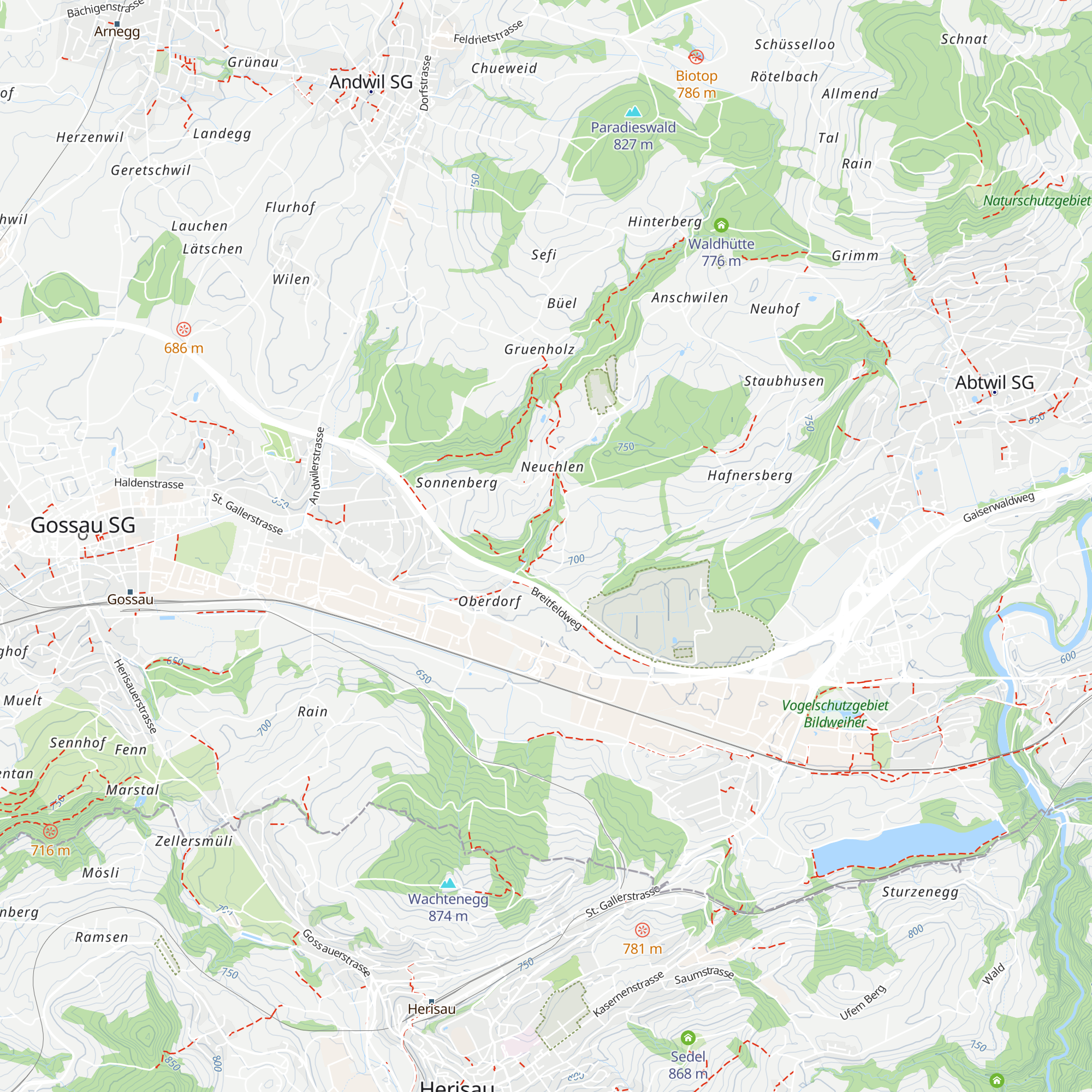 Schloss Oberberg map