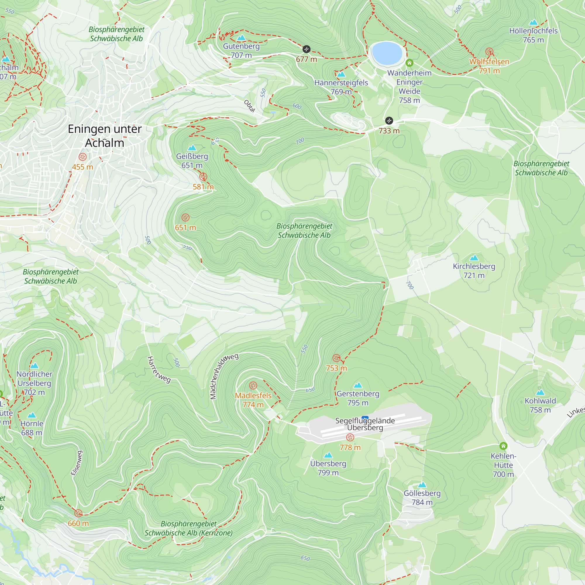 Jagdhütte Arbachtal map