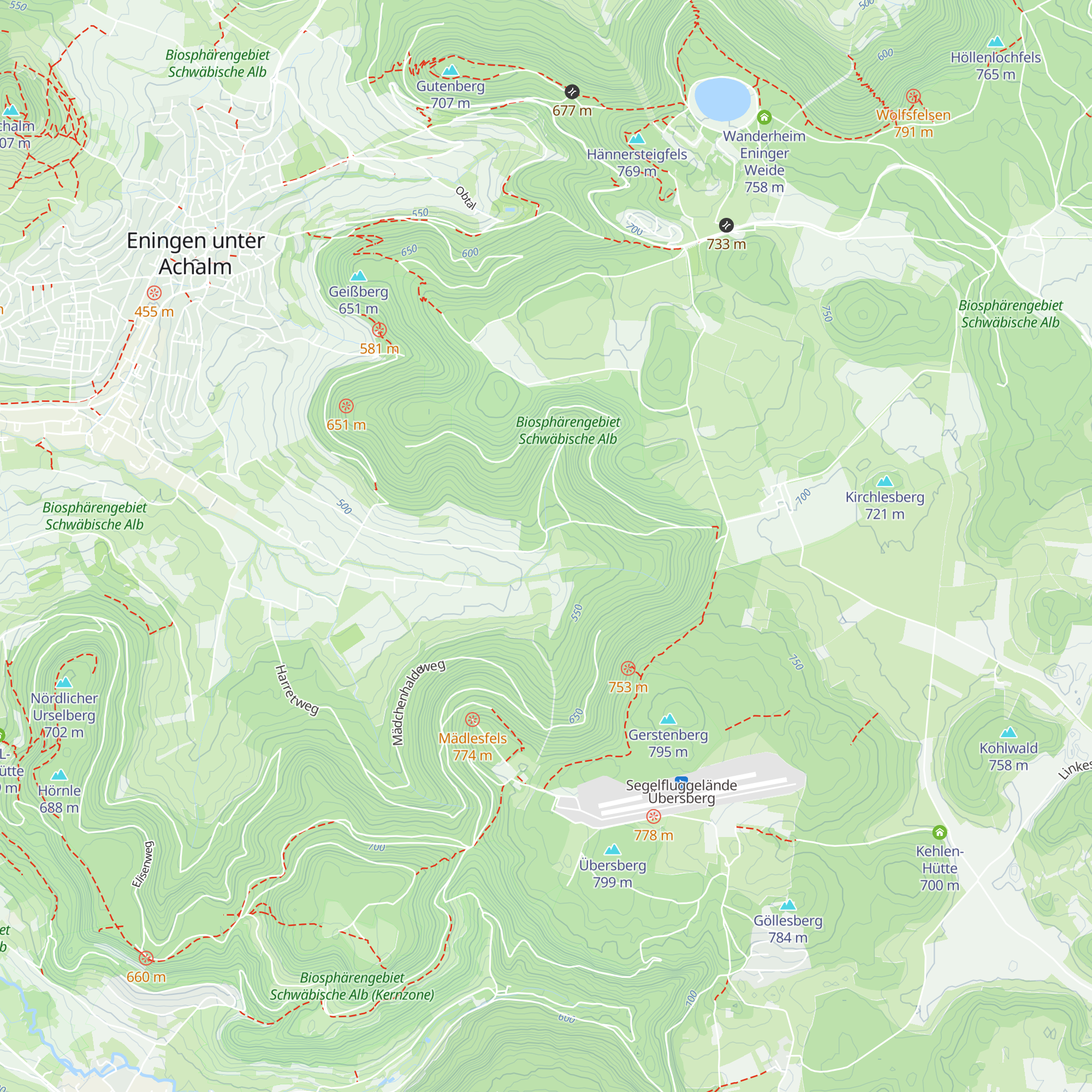 Jagdhütte Arbachtal map