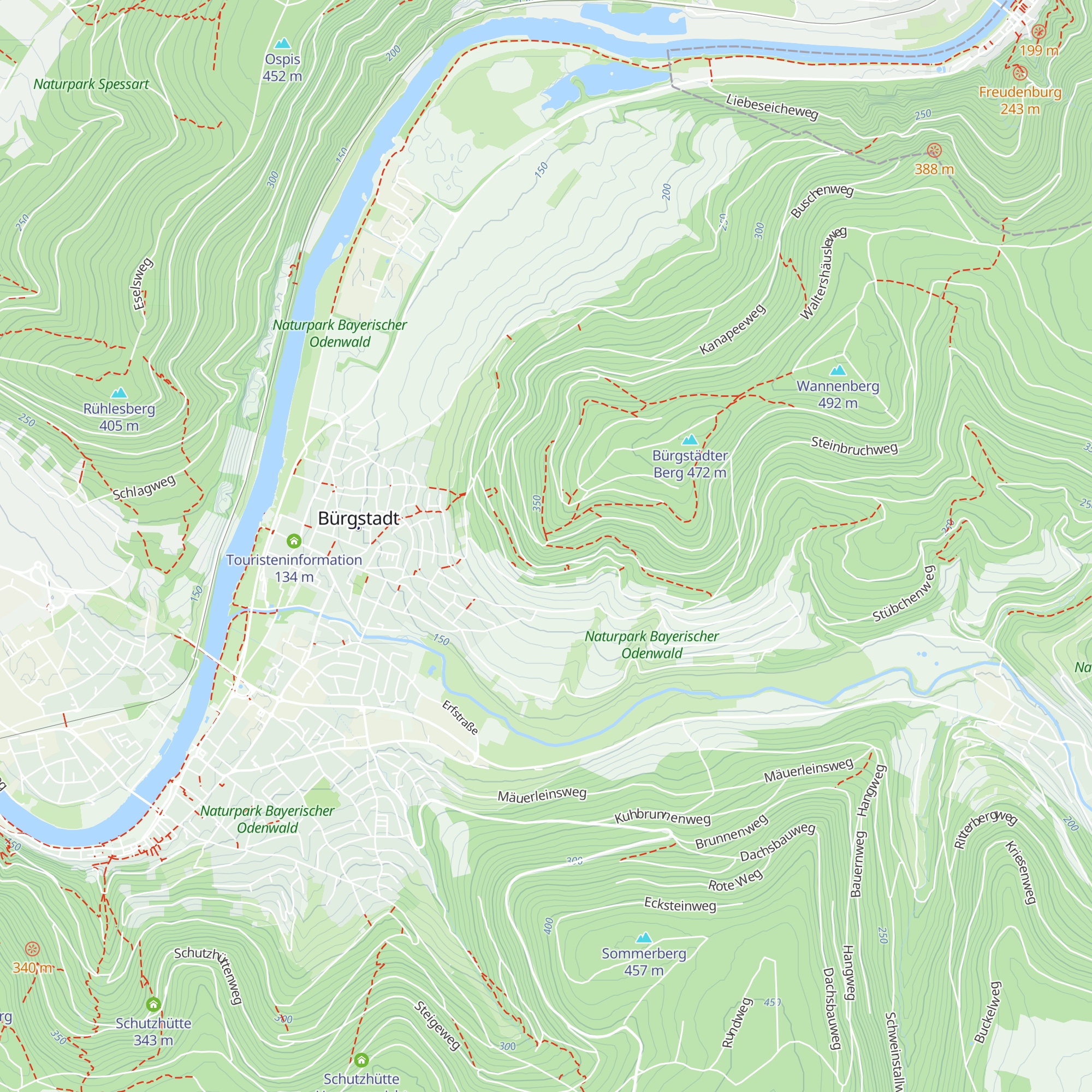Schutzhütte Centgrafenkapelle map