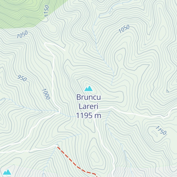 Map of Bruncu Lareri