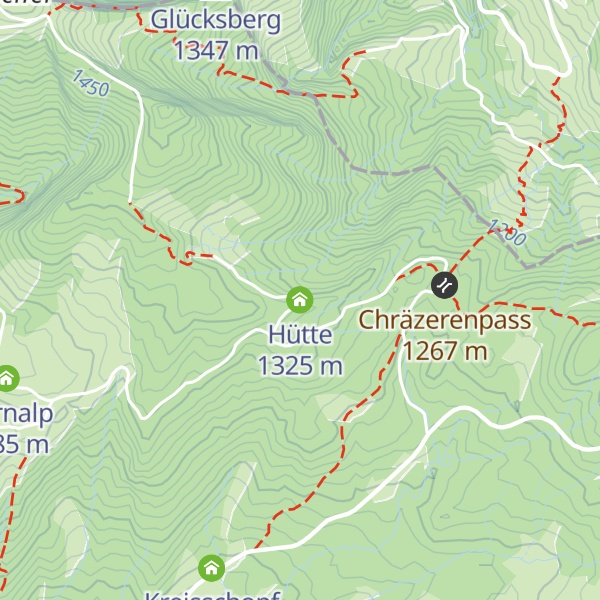 Map of Hütte