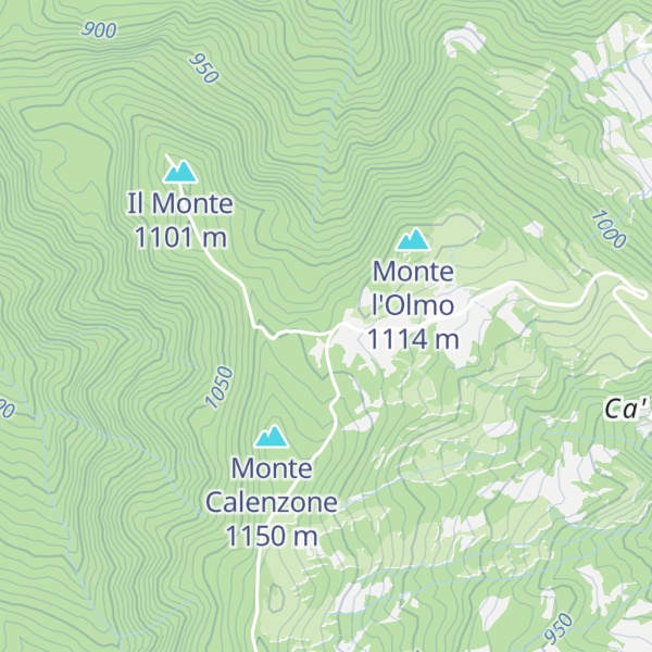 Map of Bivacco del Calenzone