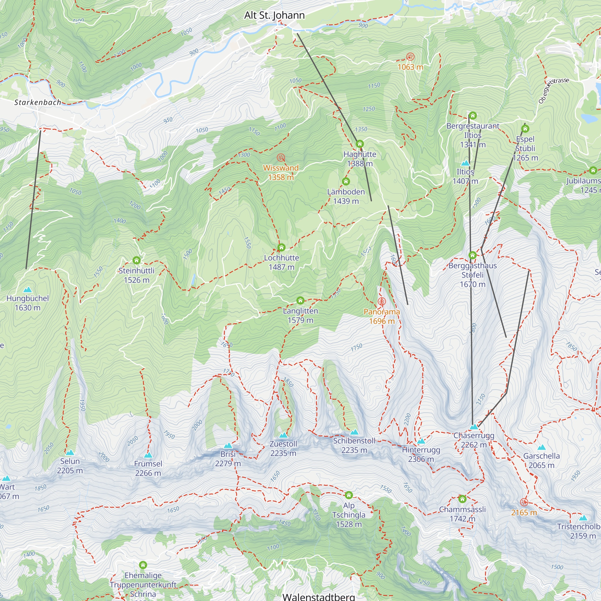Langlitten map