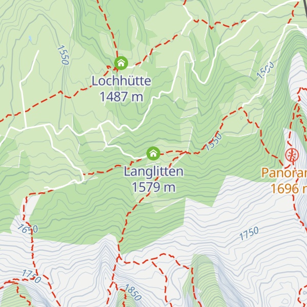 Map of Langlitten