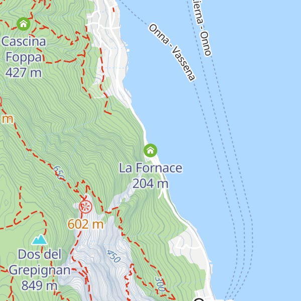 Map of La Fornace