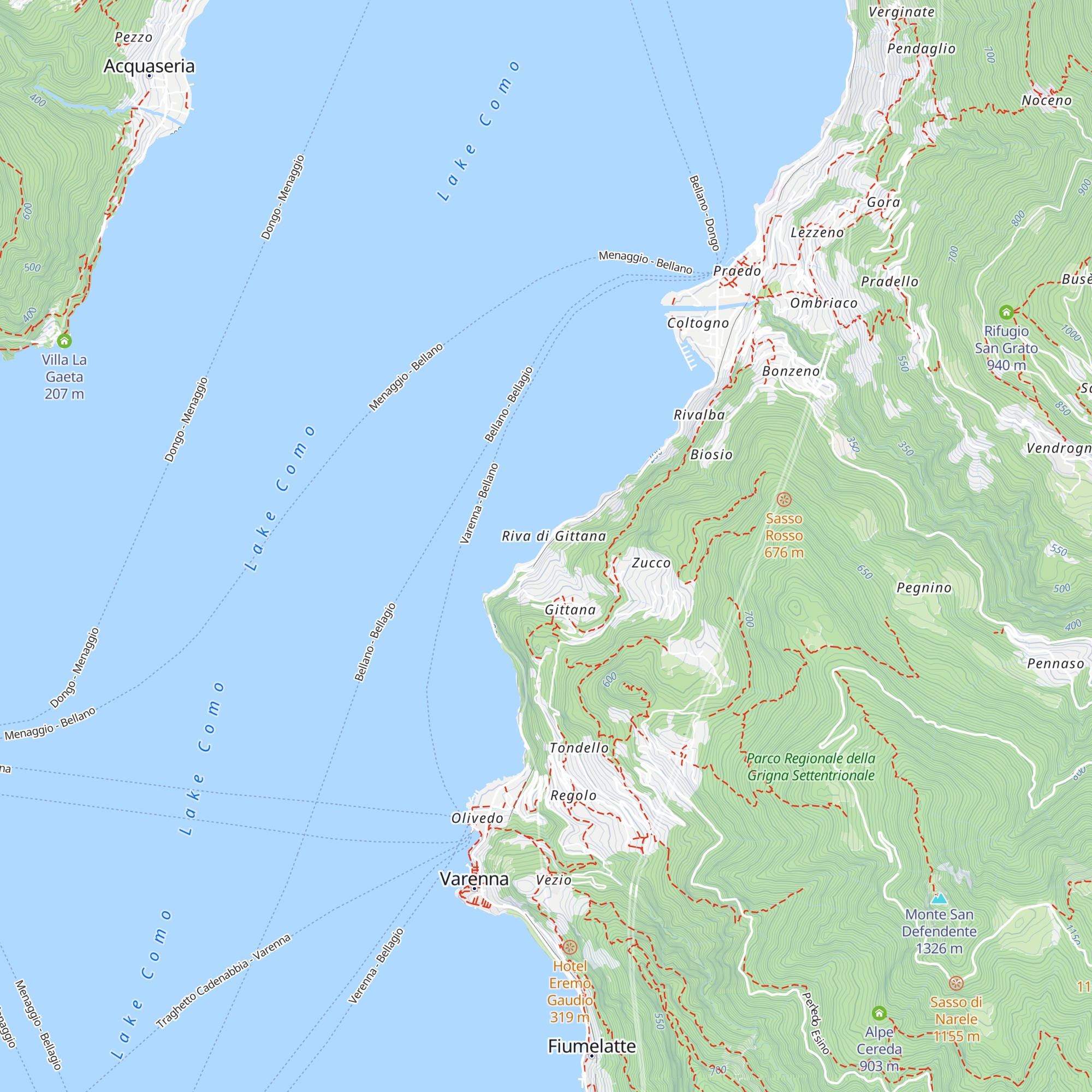 Cà del Mulin map