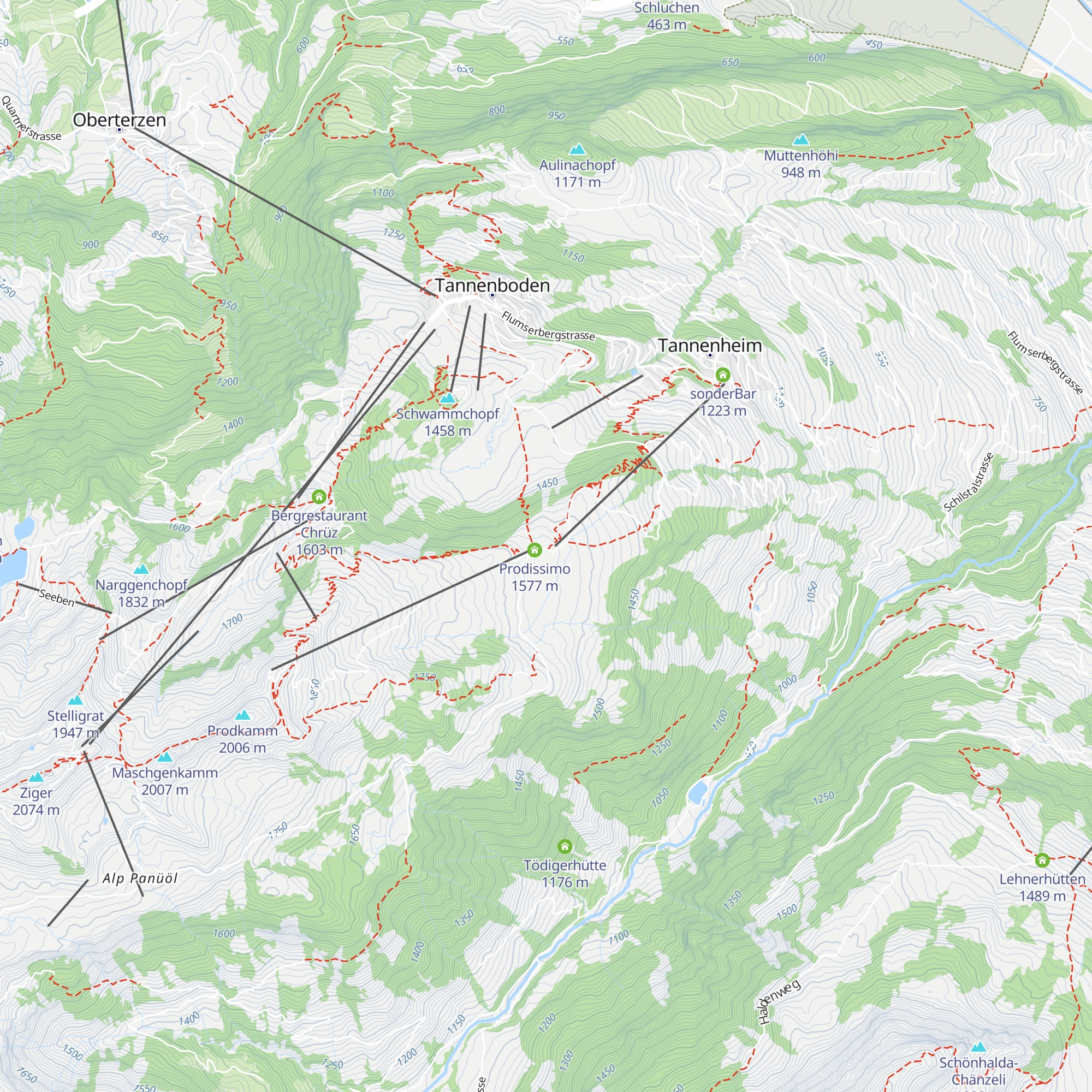 FahrBar map
