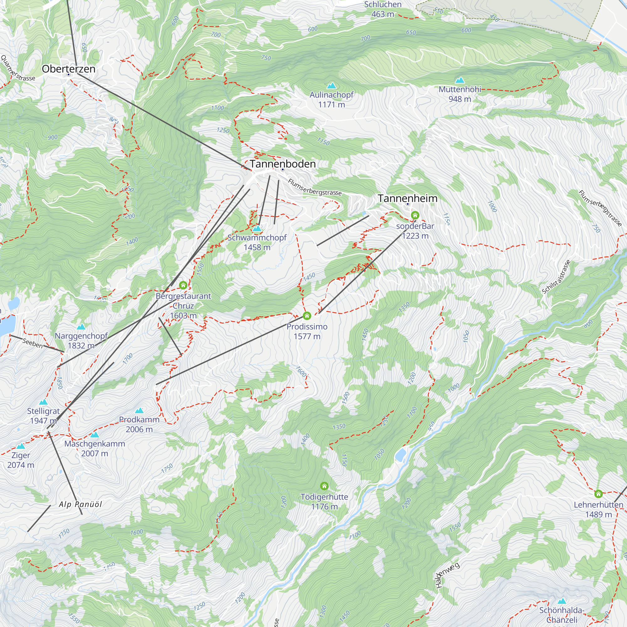 FahrBar map