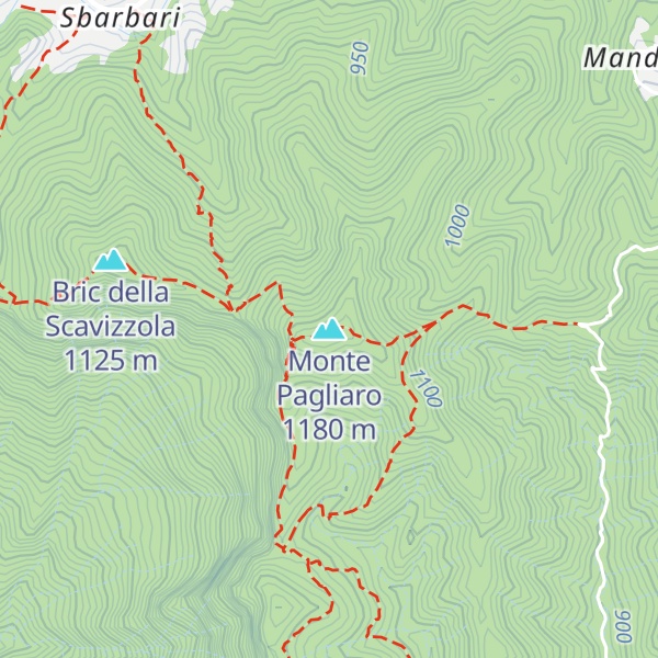 Map of Monte Pagliaro