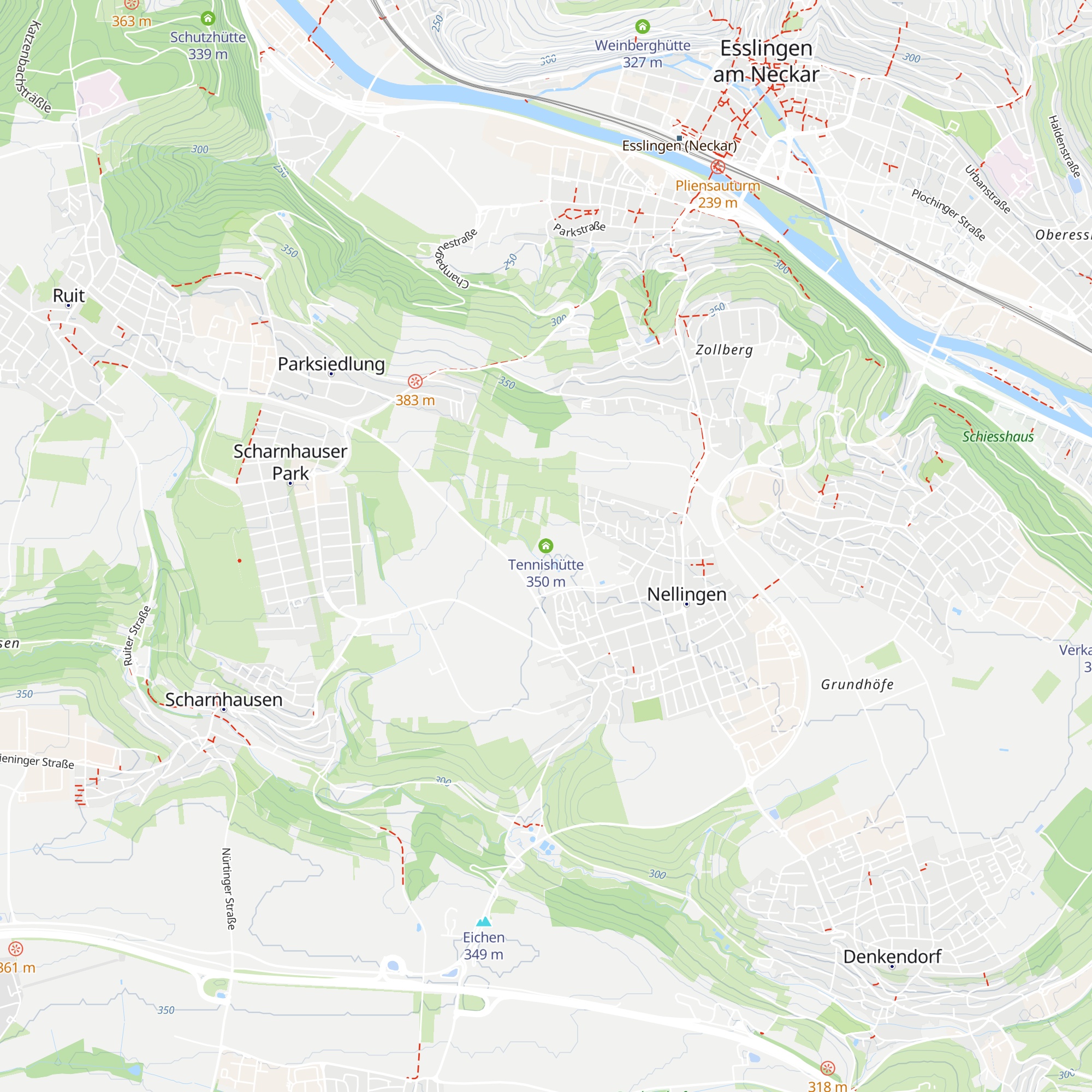 Tennishütte map