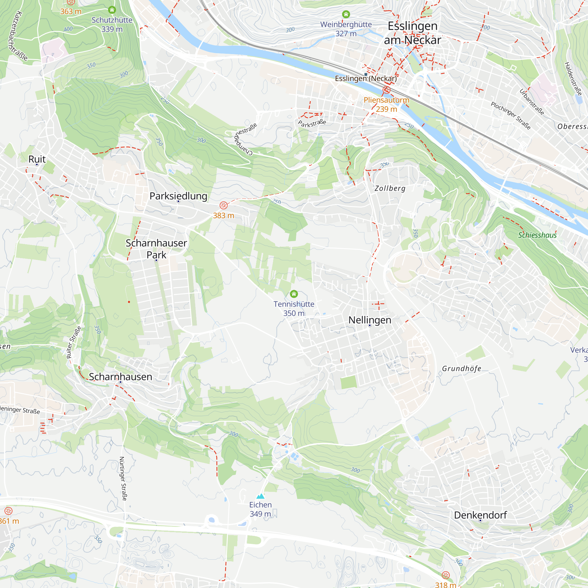Tennishütte map