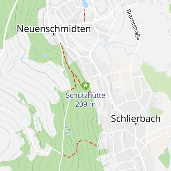 Map of Schutzhütte