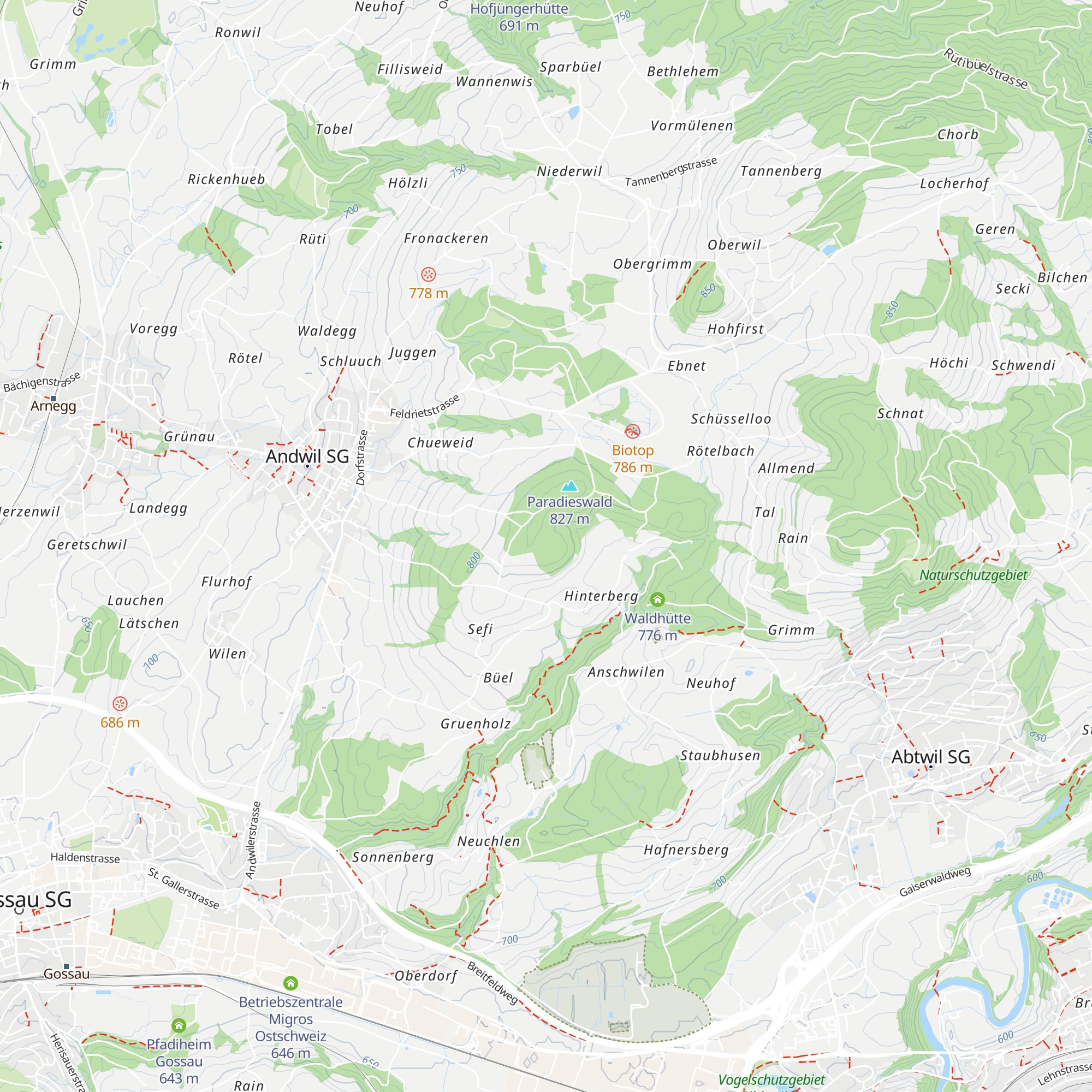 Holzschnitzellager map