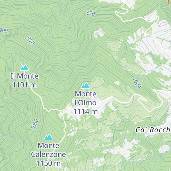 Map of Monte l'Olmo