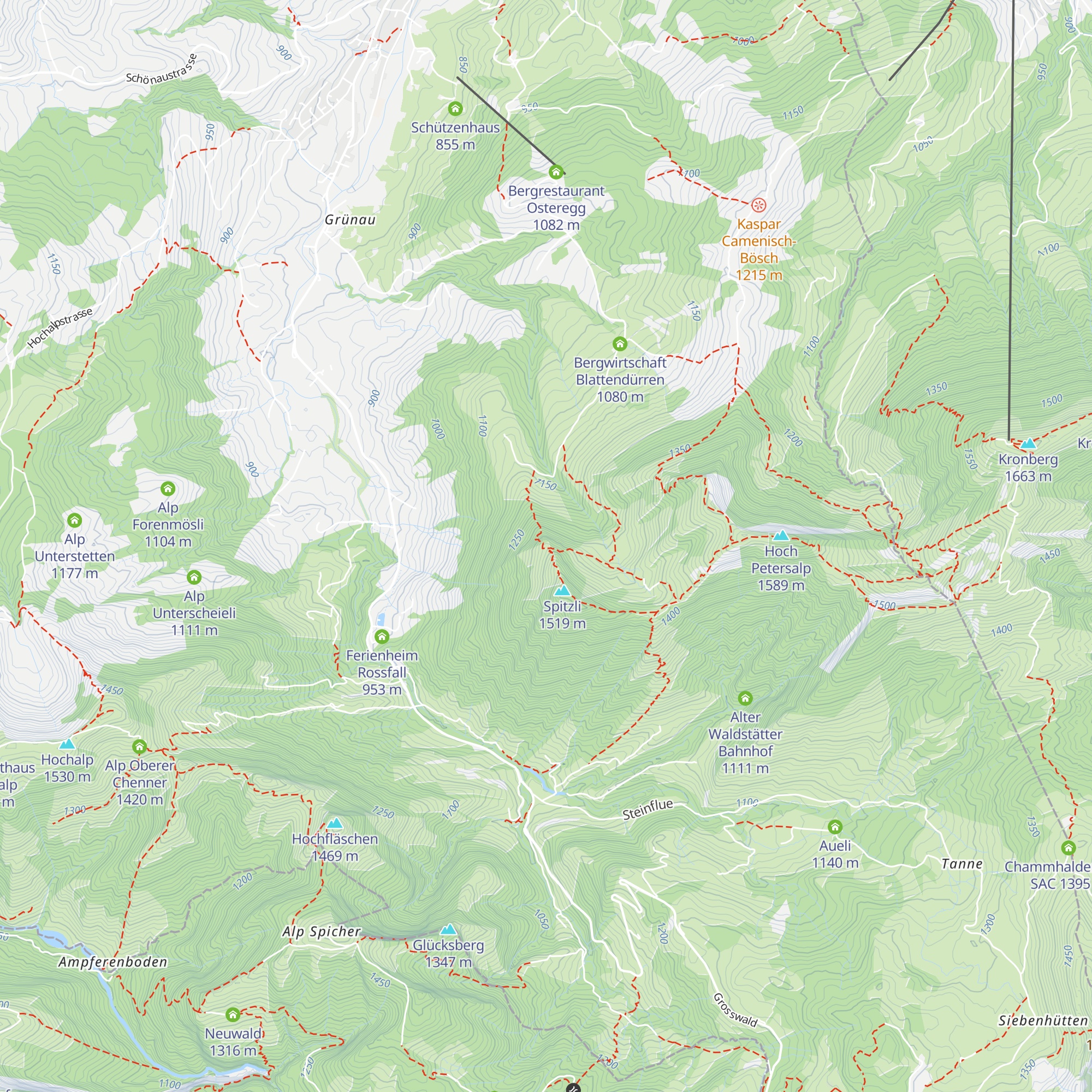 Alp Spitzli map