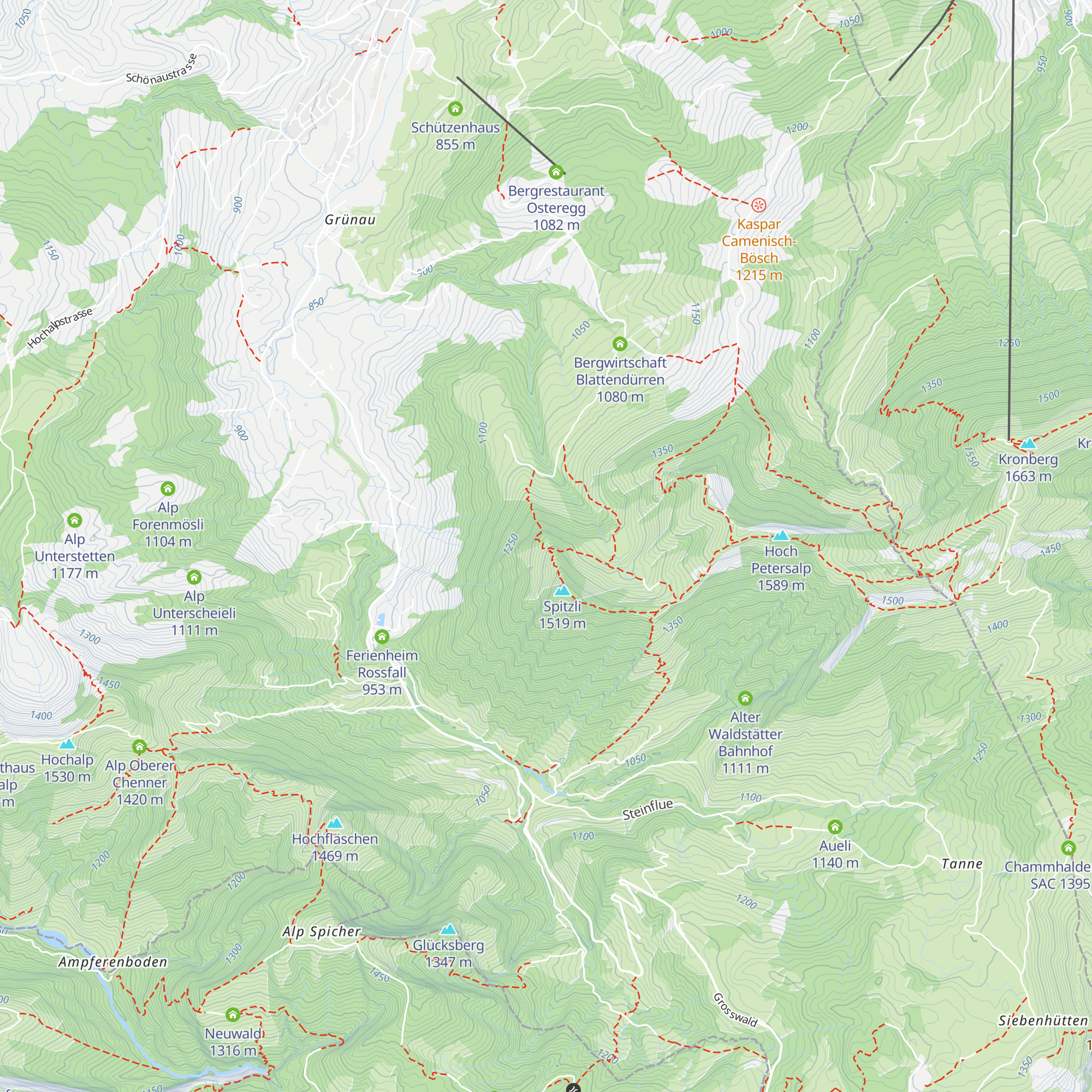 Alp Spitzli map