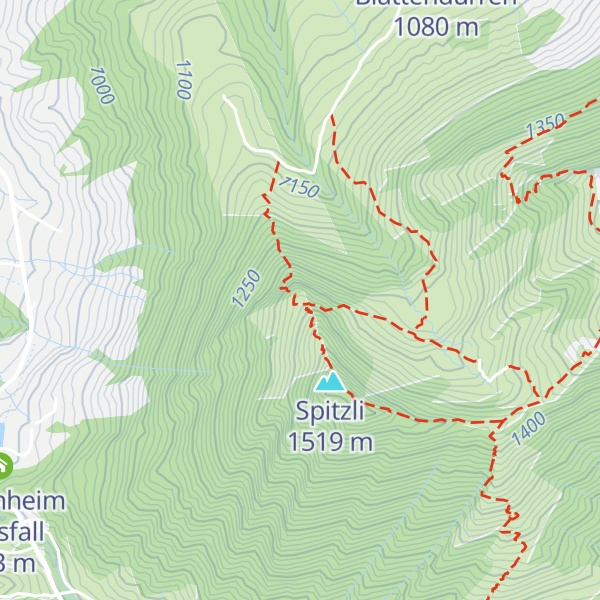 Map of Alp Spitzli
