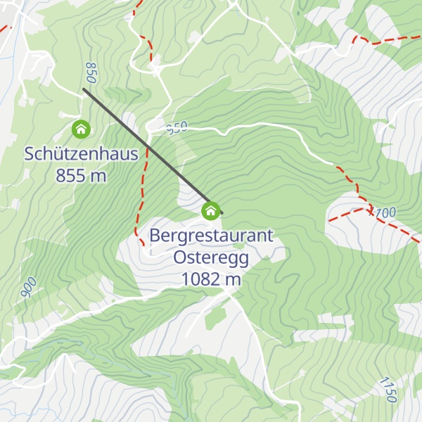 Map of Bergrestaurant Osteregg
