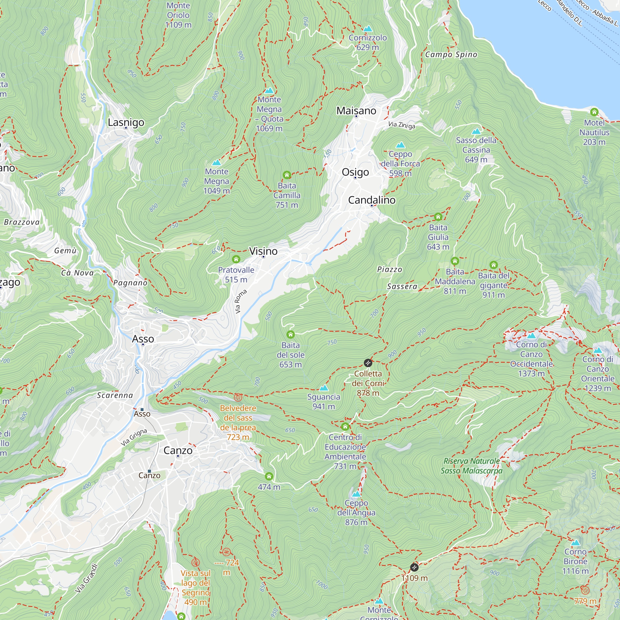 Baita Selvet map