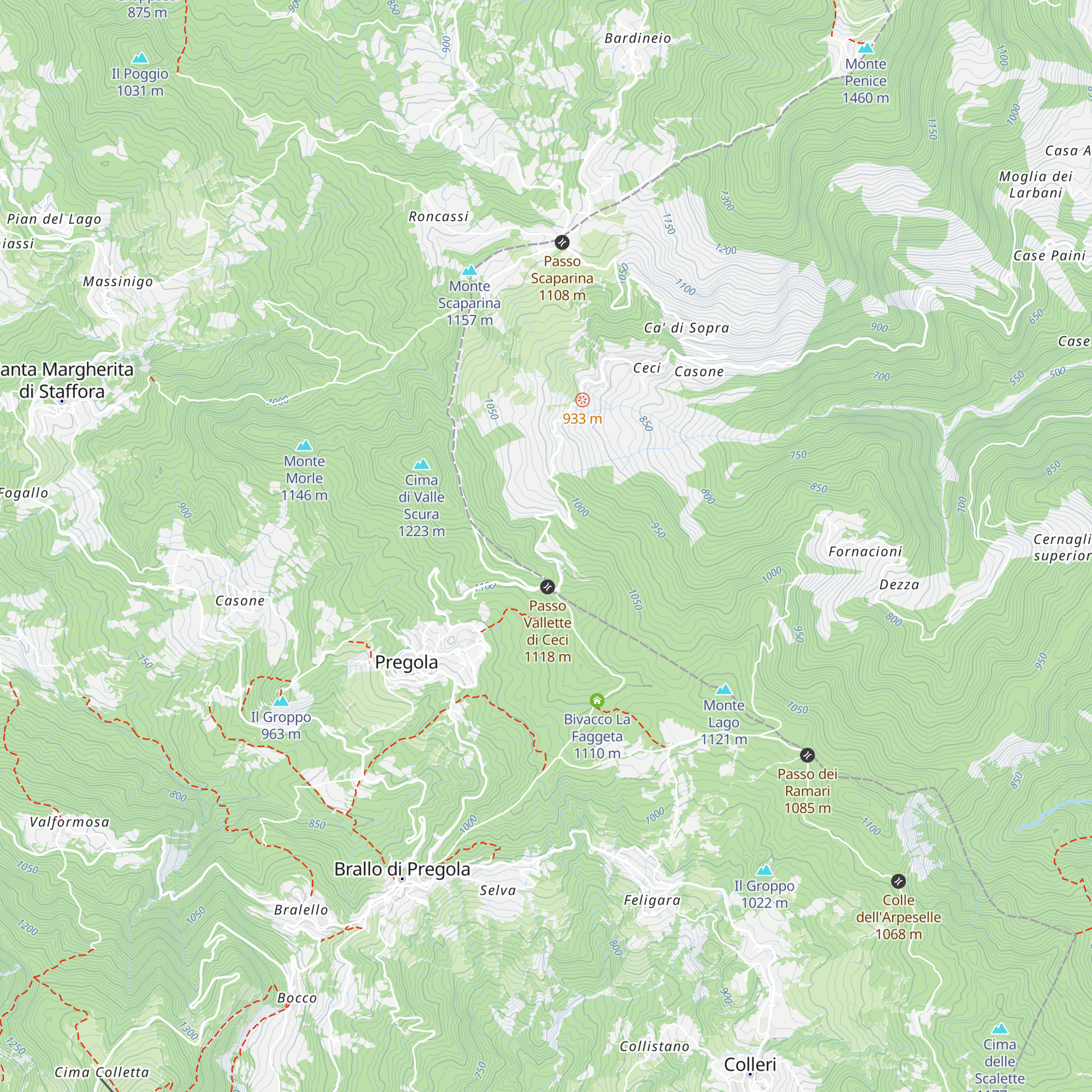 Sci Club Bobbio map