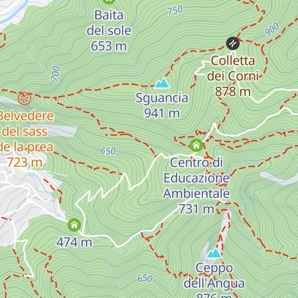 Map of Baita dei fiori