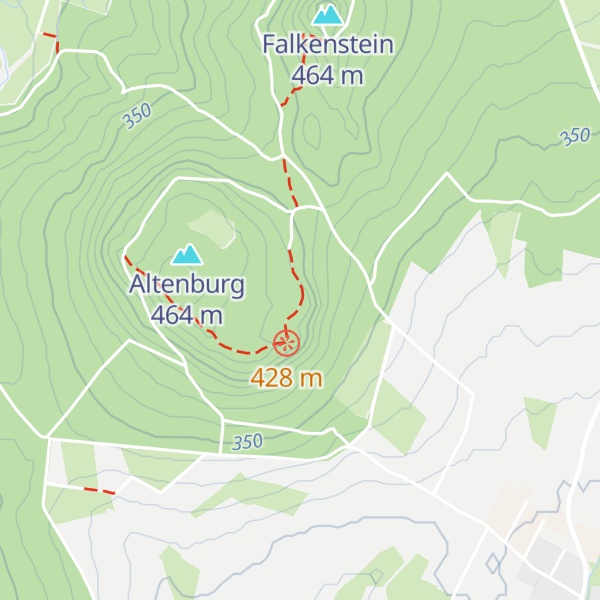 Map of Altenburg Schutzhütte