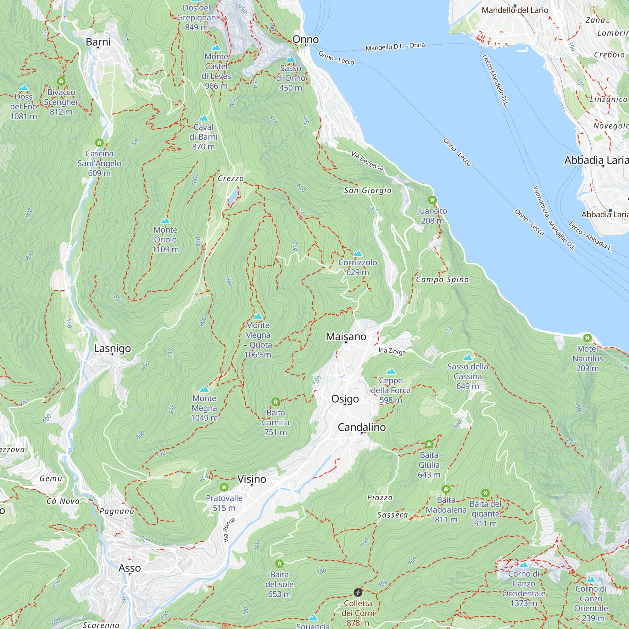 Baita Rita map