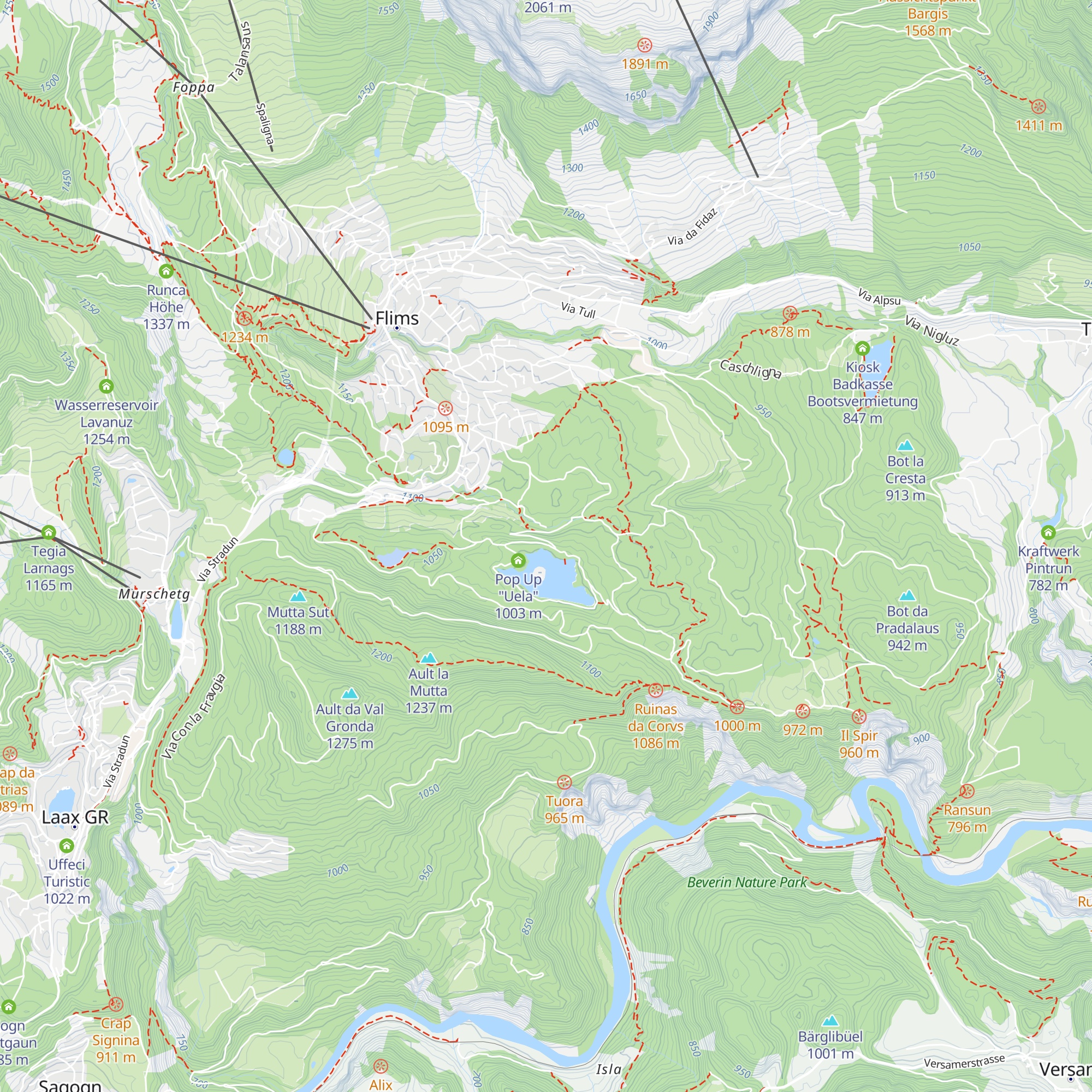 Kiosk / Cafe Strandbad Caumasee map