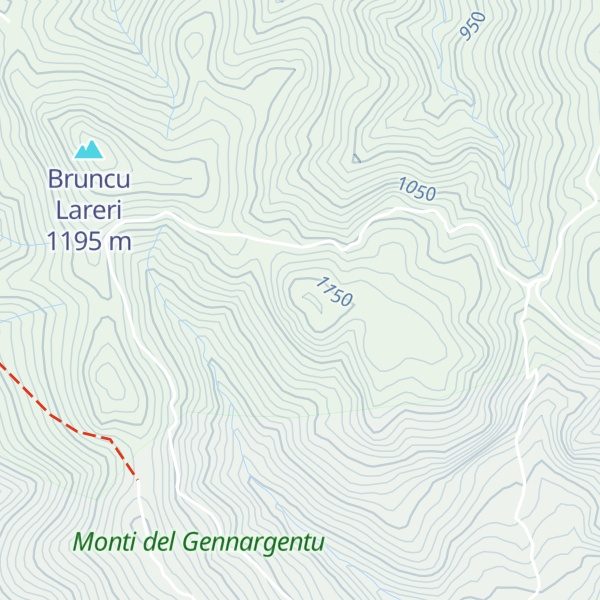 Map of Pissu Isili