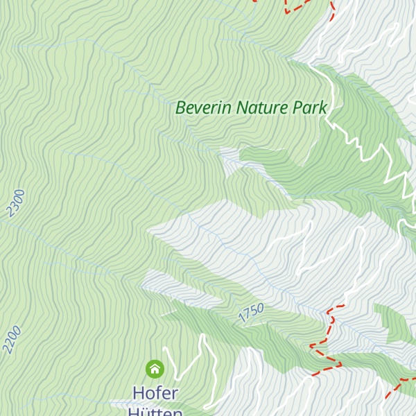 Map of Bruschgaläschger Hütten