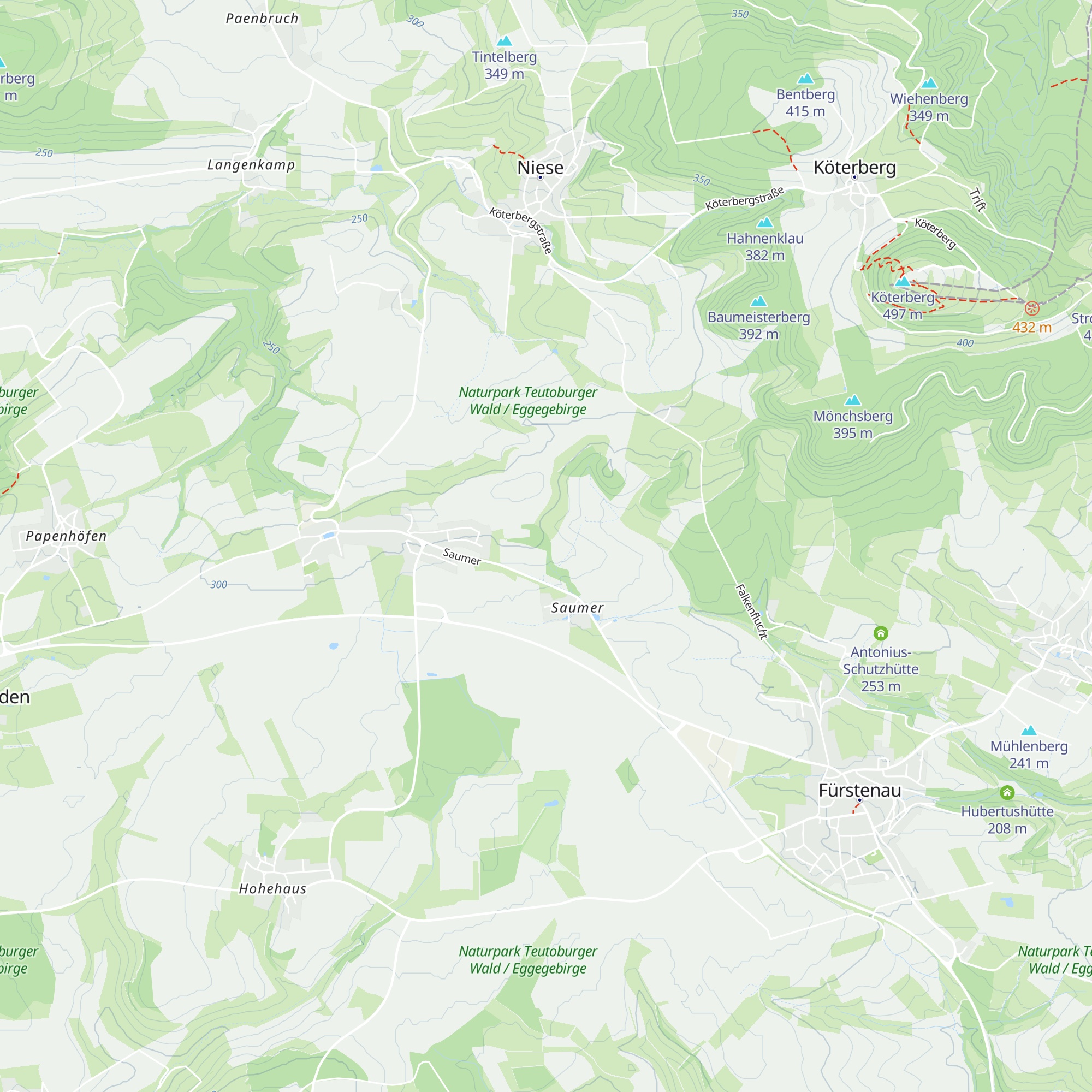 Schutzhütte Löwendorf map