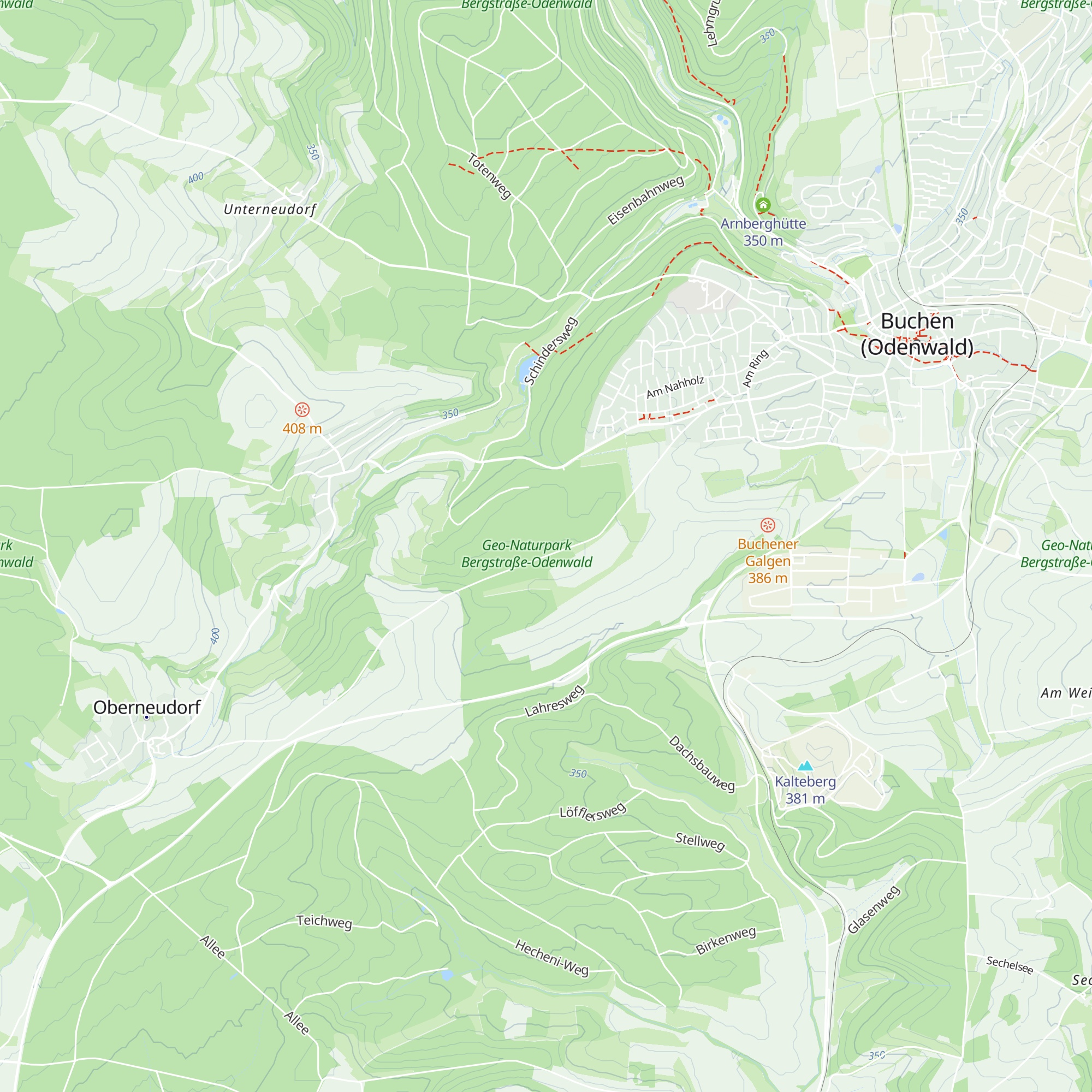Wolfsgartenhütte map