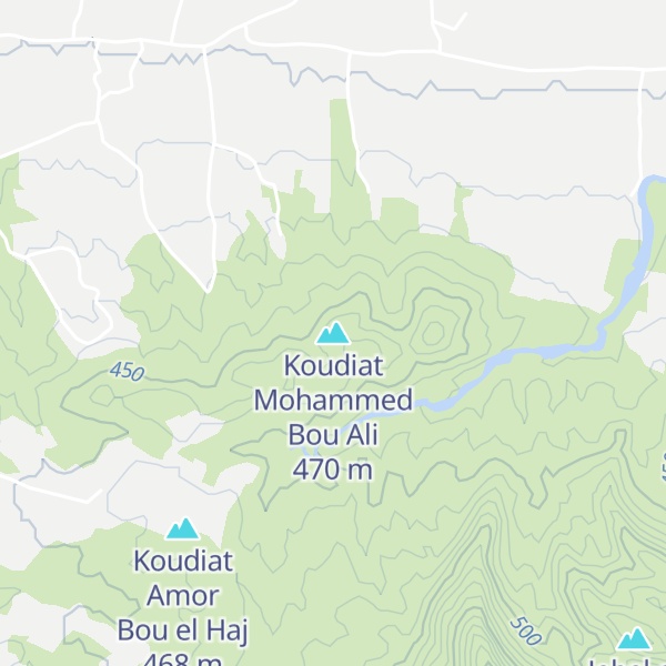 Map of Koudiat Mohammed Bou Ali
