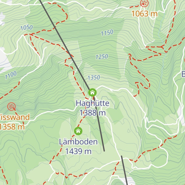 Map of Haghütte