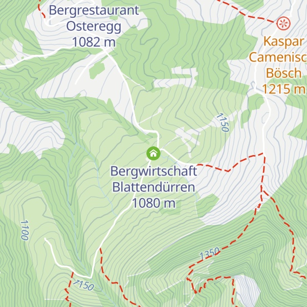 Map of Bergwirtschaft Blattendürren