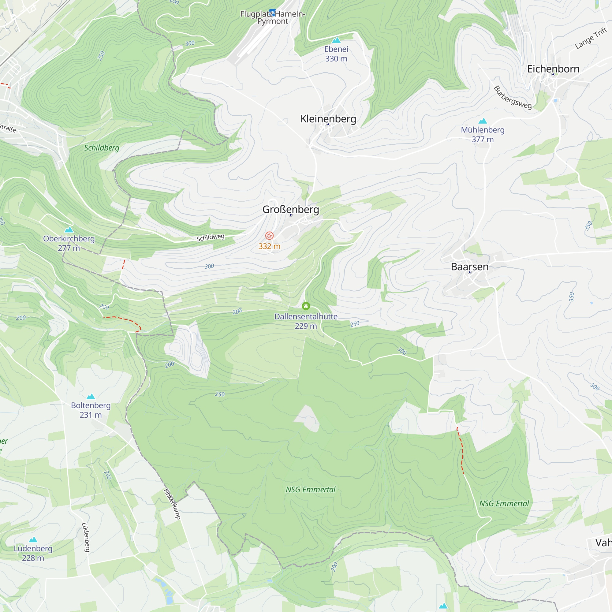 Dallensentalhütte map