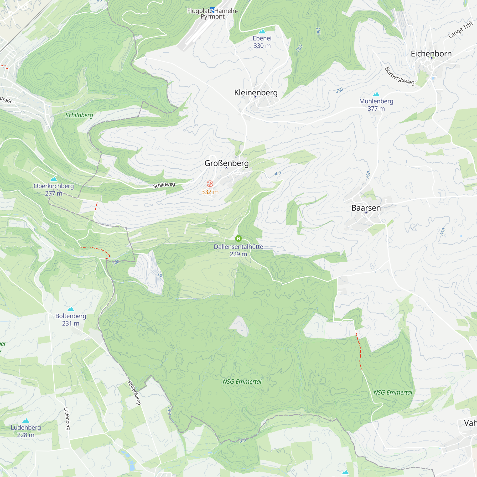 Dallensentalhütte map