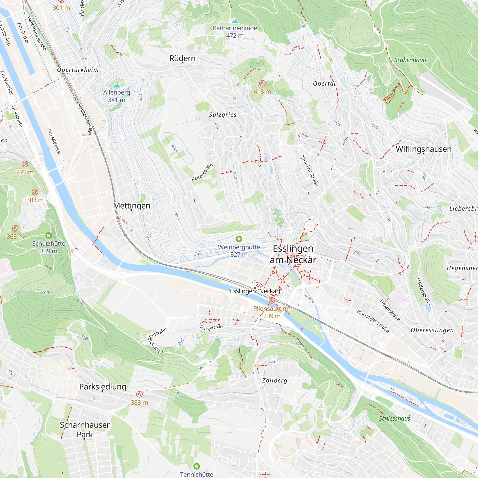 Weinberghütte map